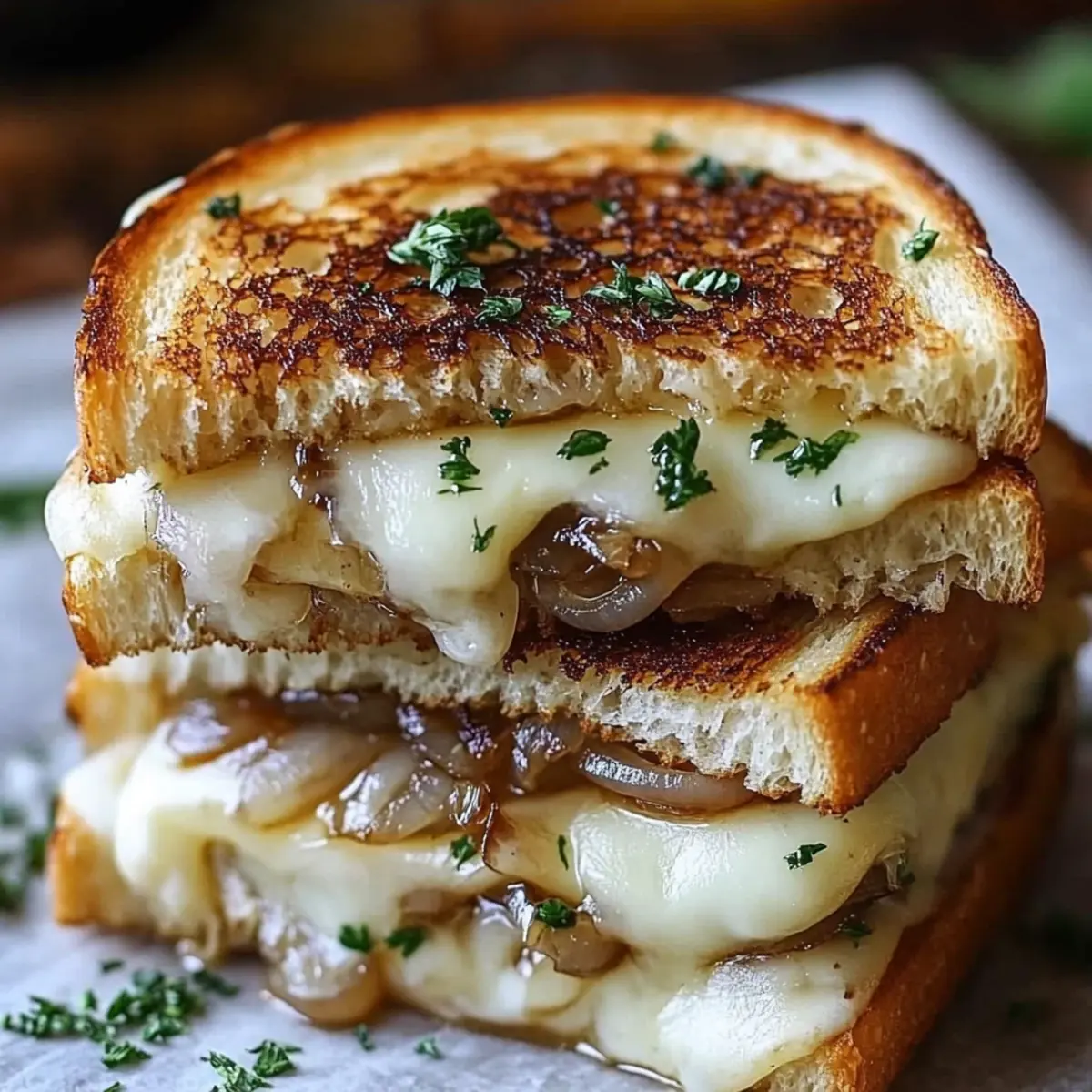 French Onion Grilled Cheese