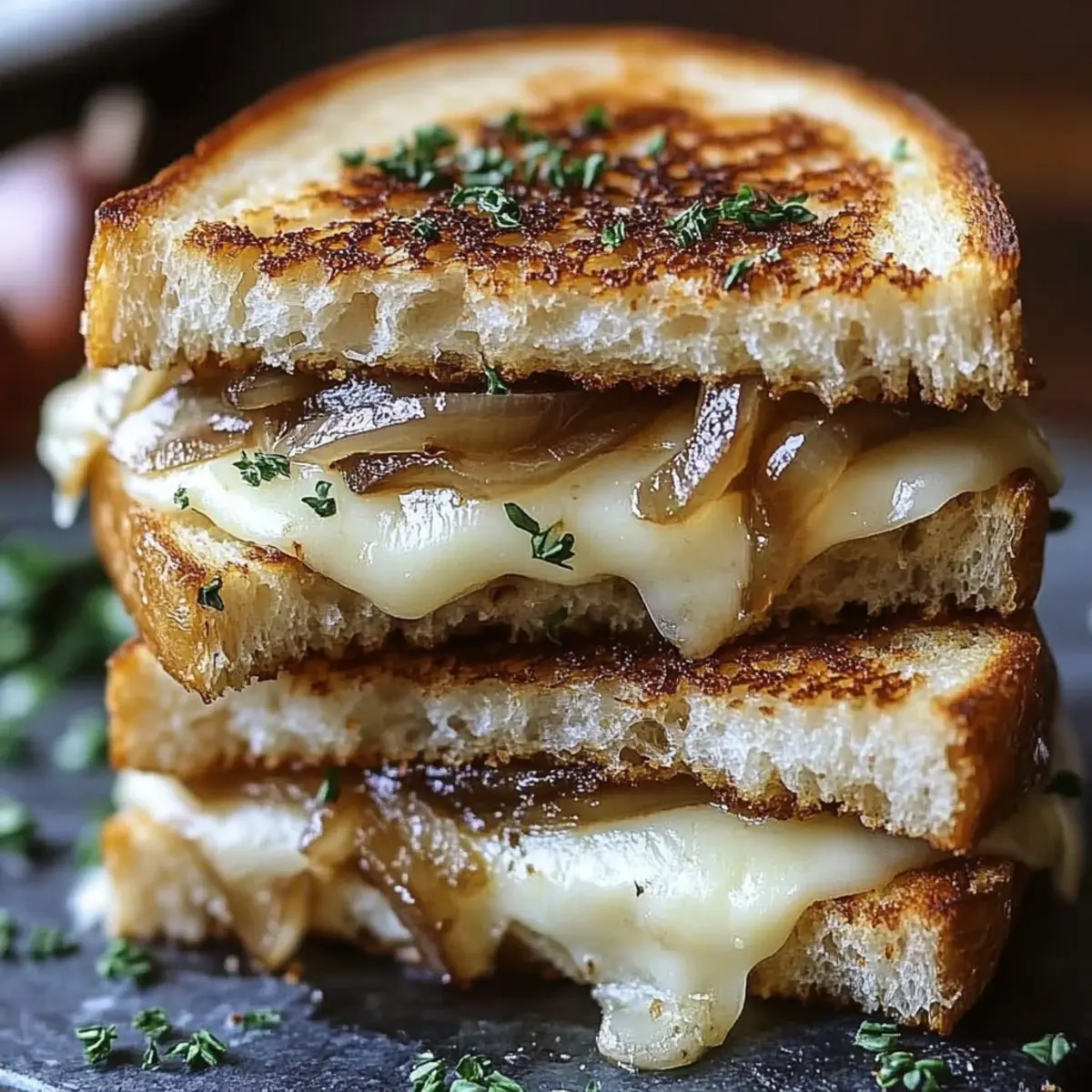 French Onion Grilled Cheese