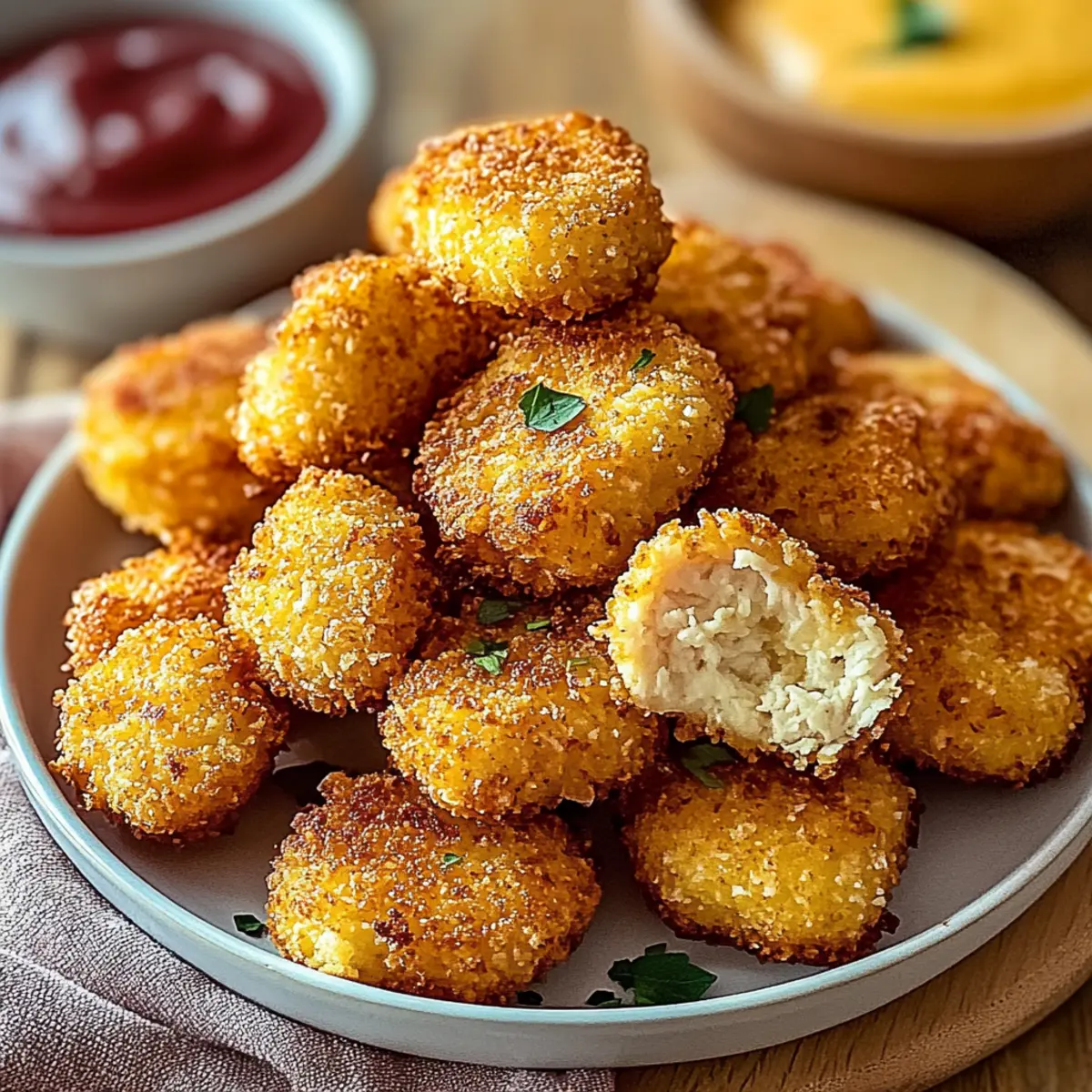 Fried Turkey Nuggets