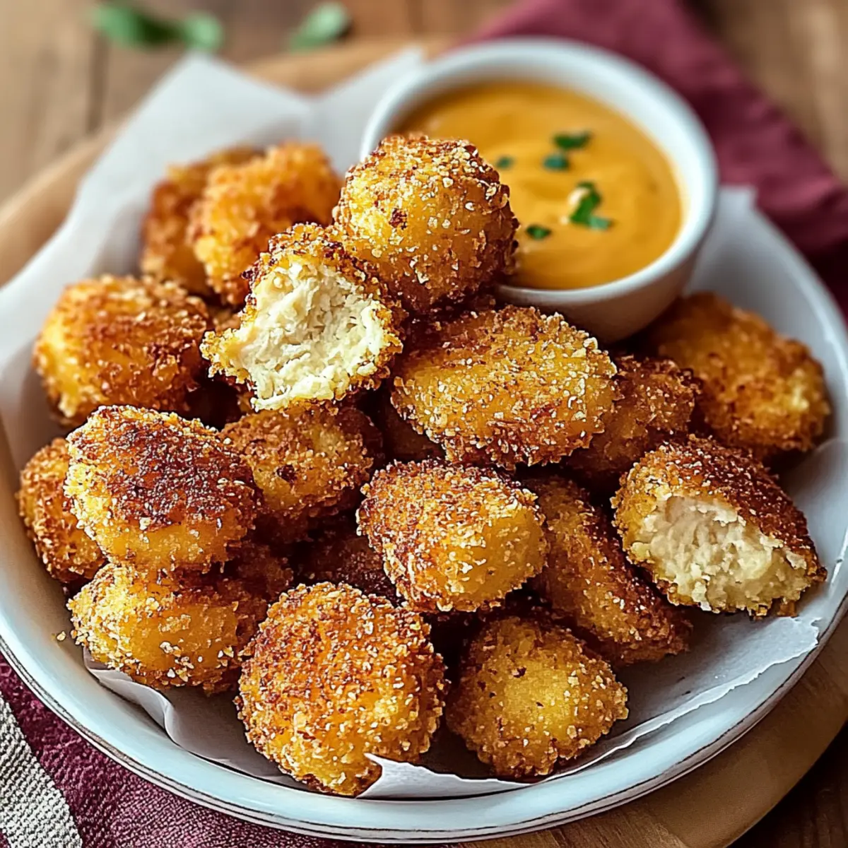 Fried Turkey Nuggets