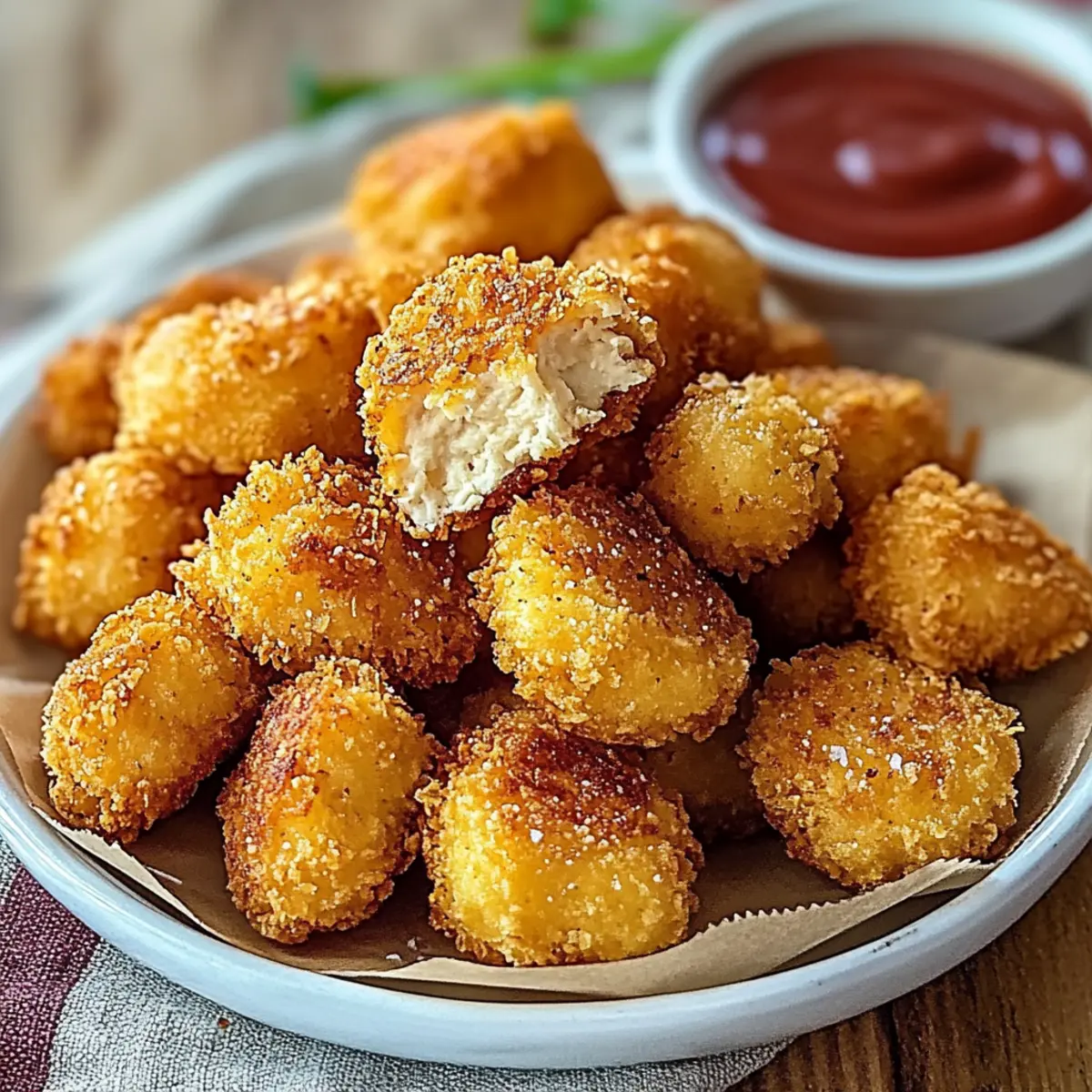 Fried Turkey Nuggets