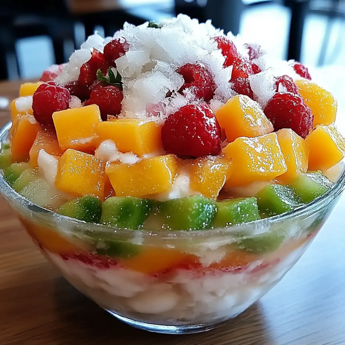 Fruit Shaved Ice (Bingsu)