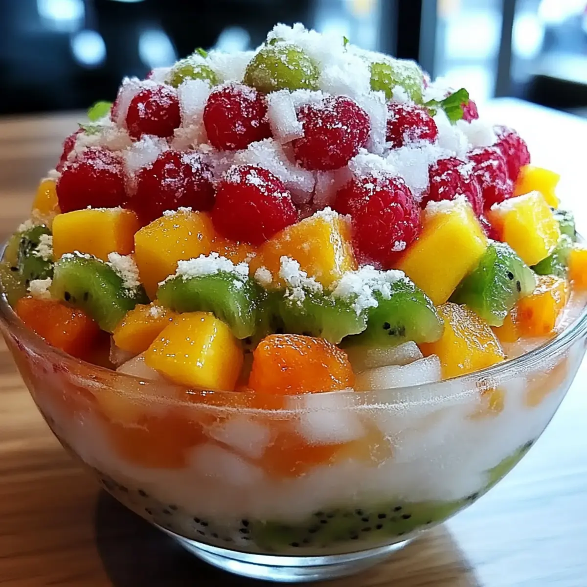 Fruit Shaved Ice (Bingsu)