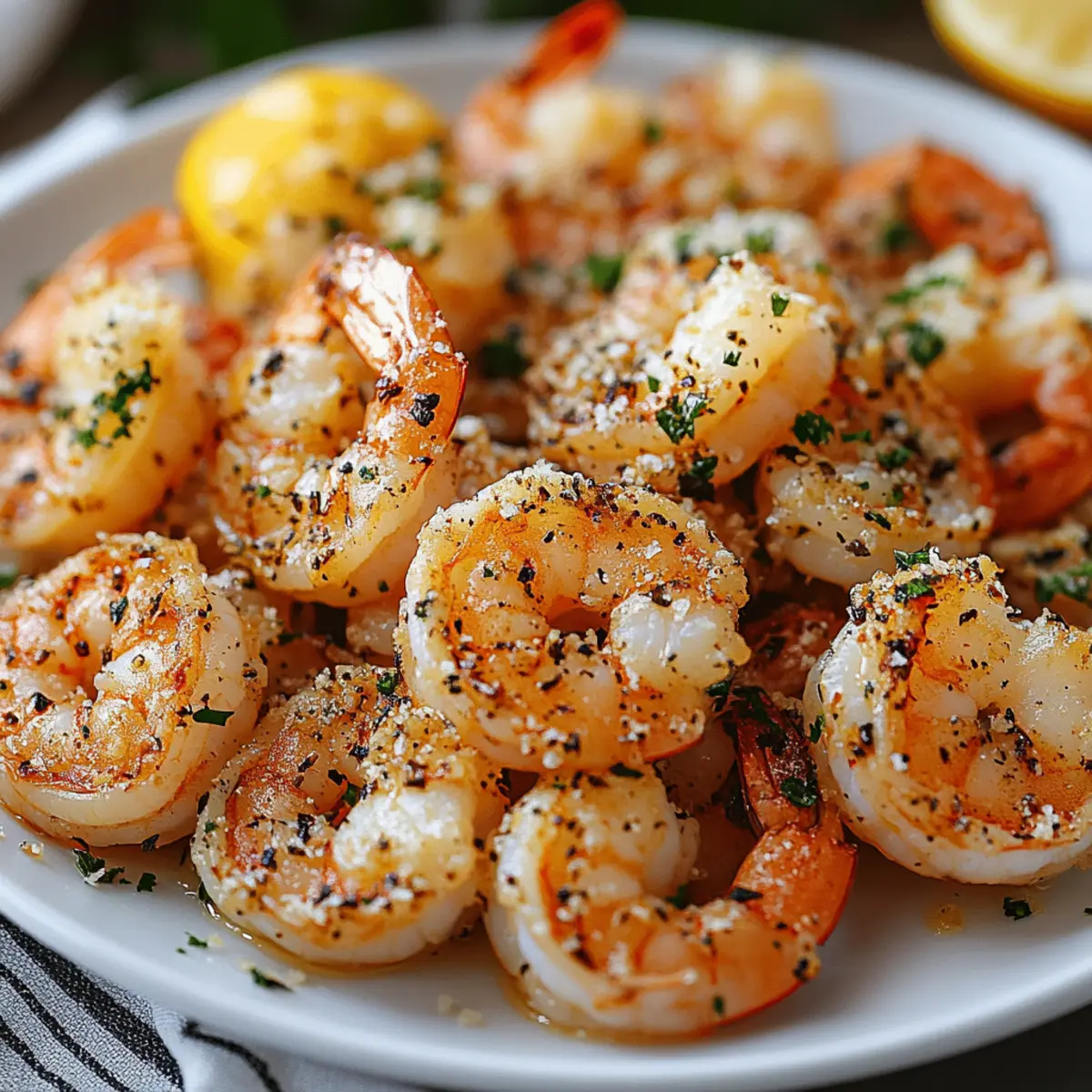 Garlic Parmesan Roasted Shrimp
