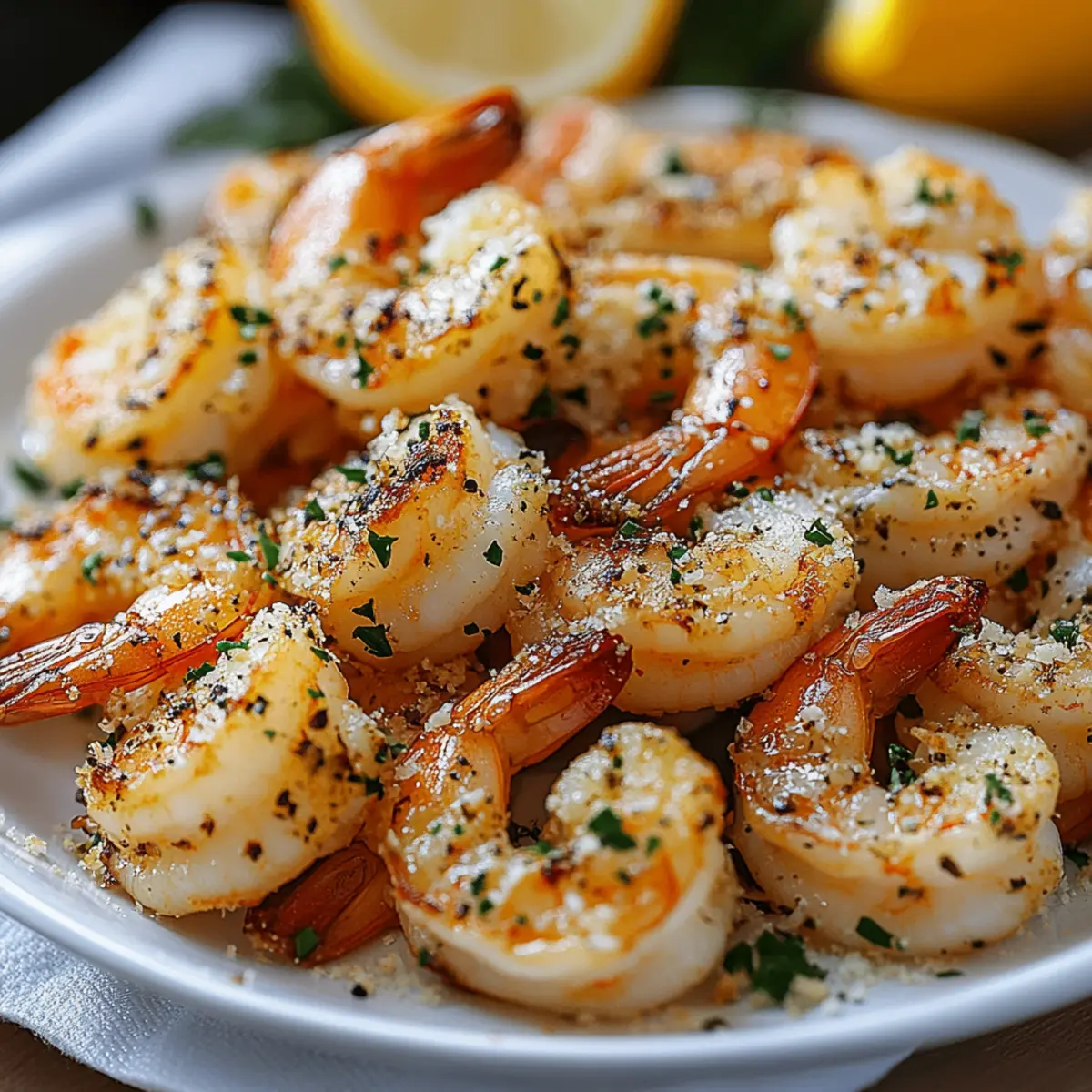 Garlic Parmesan Roasted Shrimp