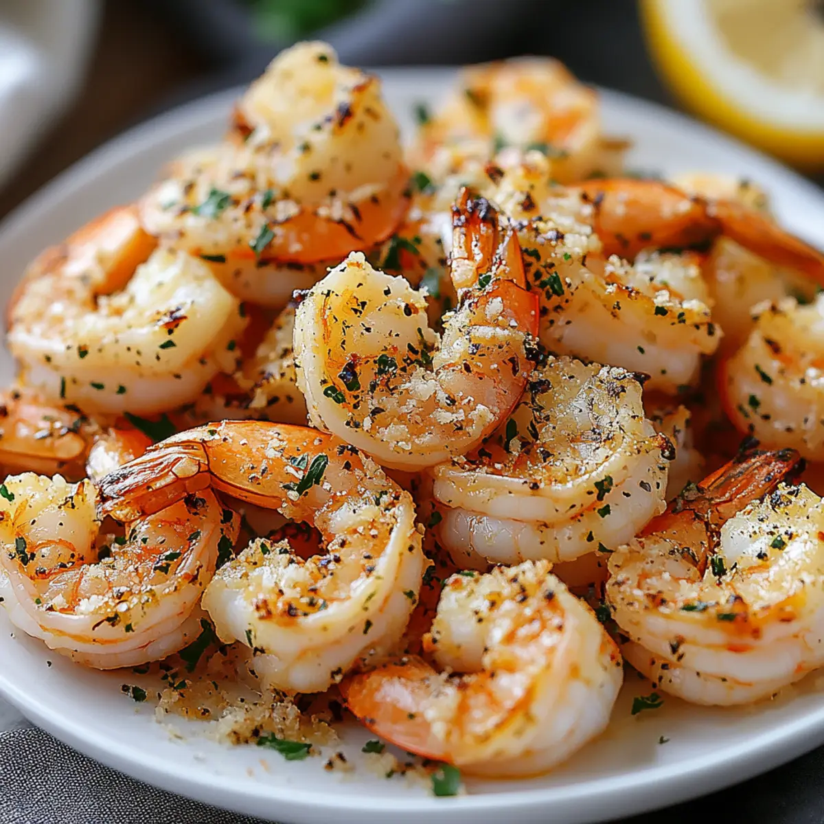Garlic Parmesan Roasted Shrimp