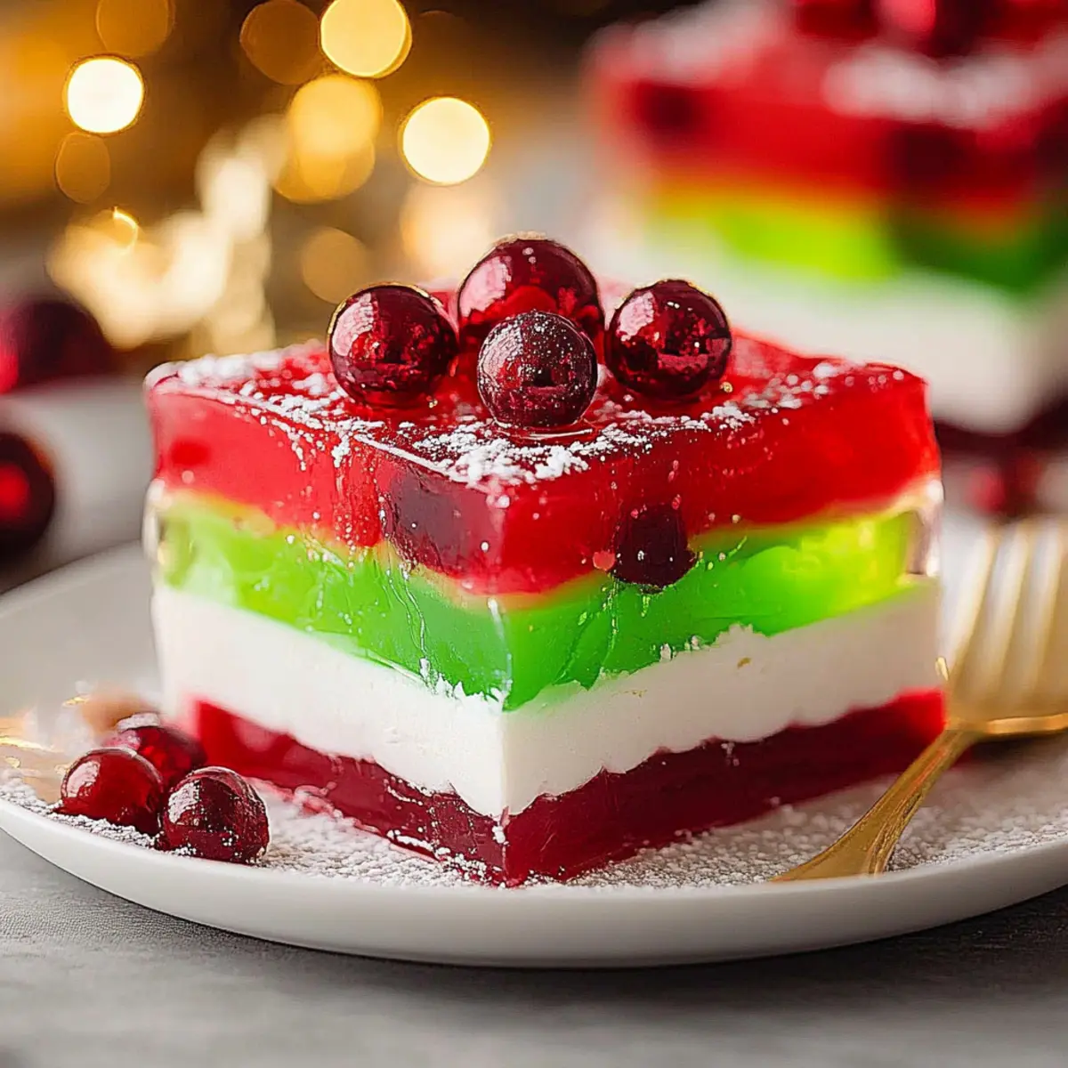 Layered Christmas Jello