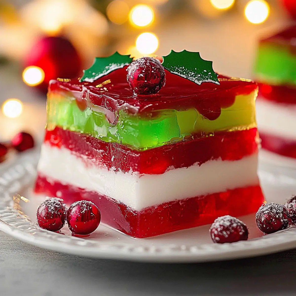 Layered Christmas Jello