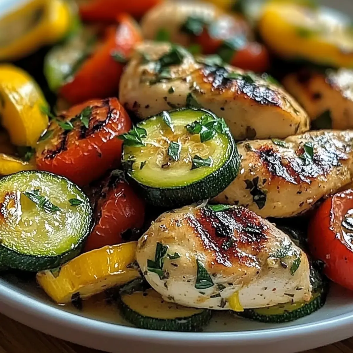 Mediterranean Chicken Zucchini