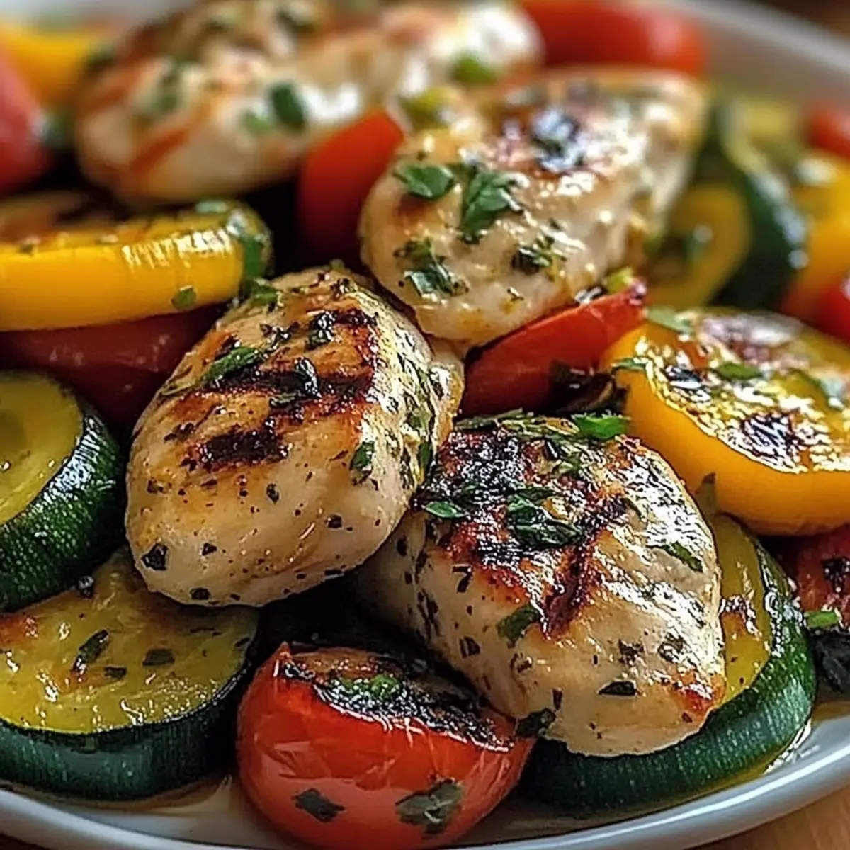 Mediterranean Chicken Zucchini