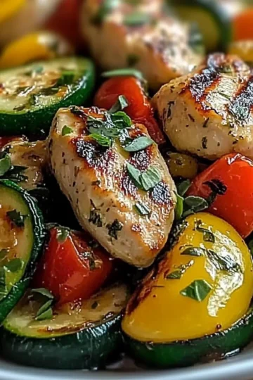 Mediterranean Chicken Zucchini
