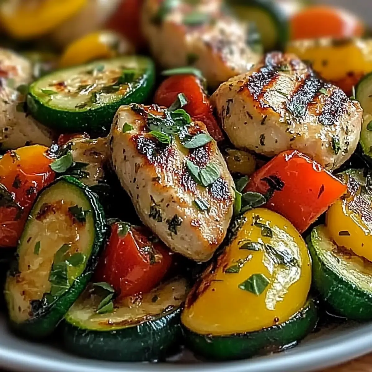 Mediterranean Chicken Zucchini