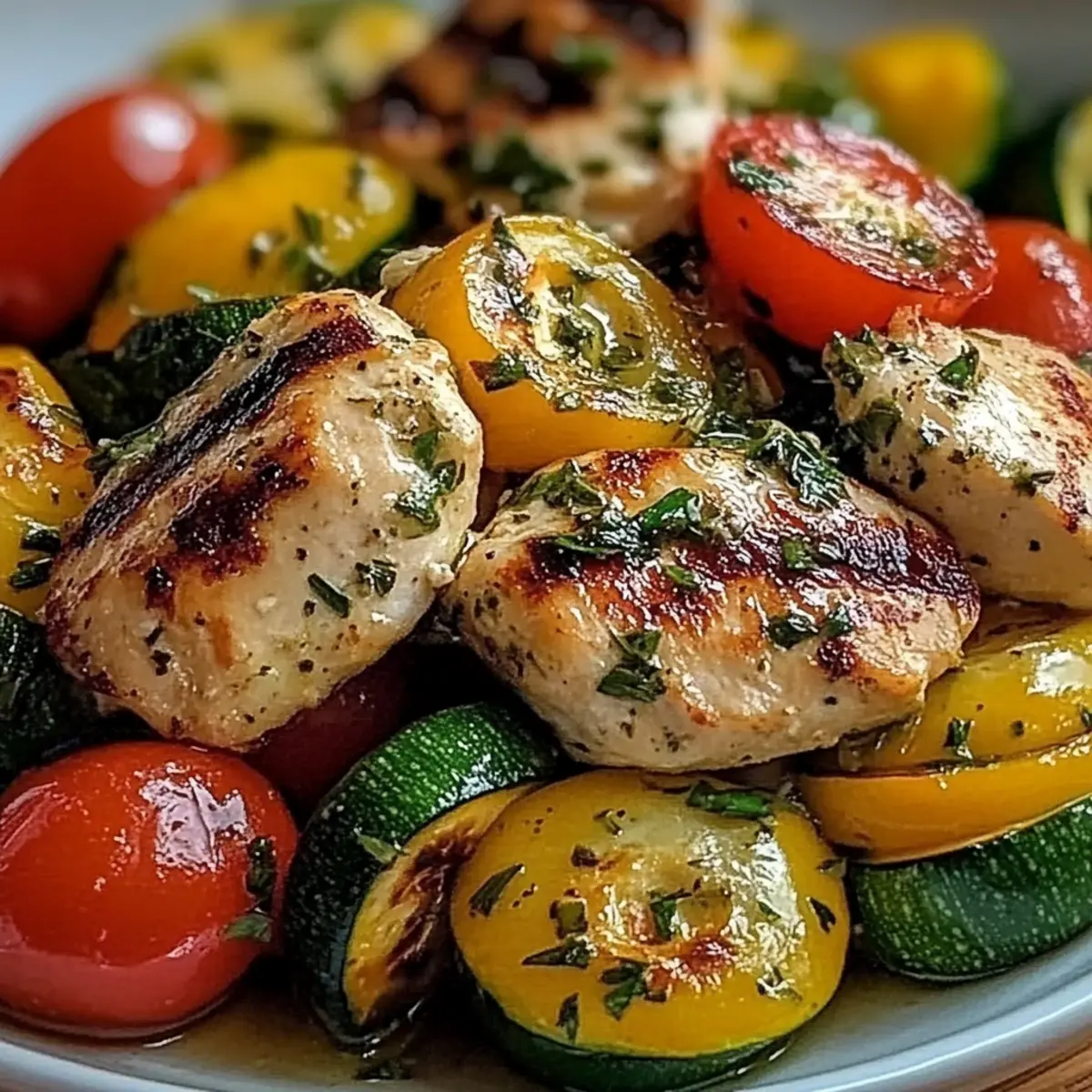 Mediterranean Chicken Zucchini