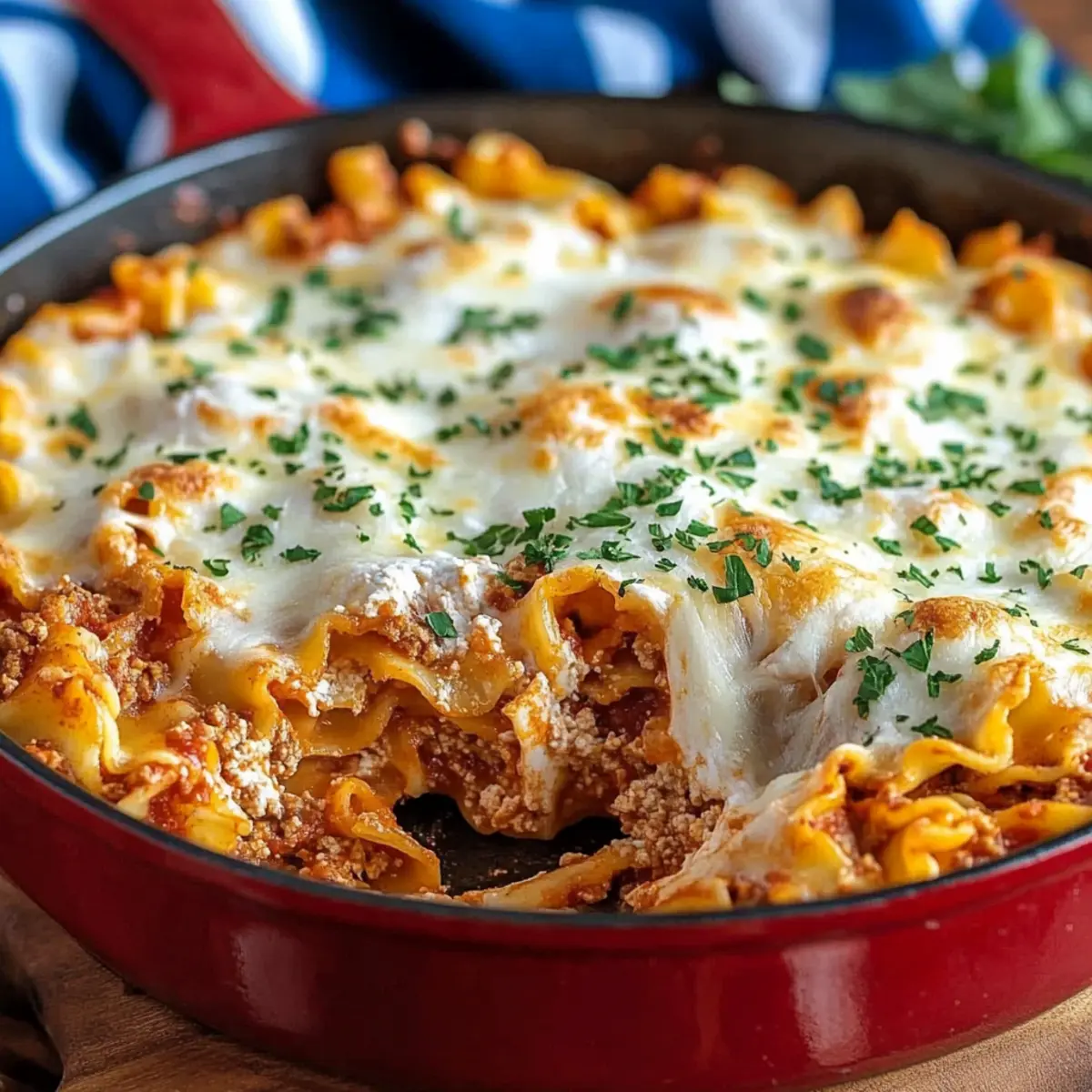 One-Pot Skillet Lasagna