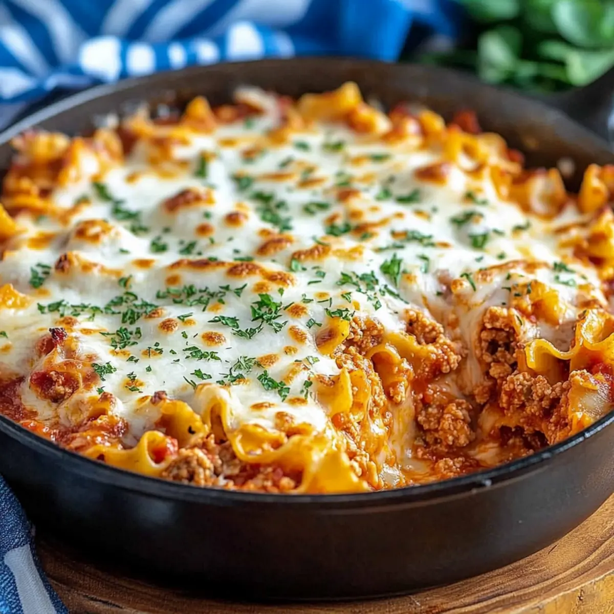 One-Pot Skillet Lasagna