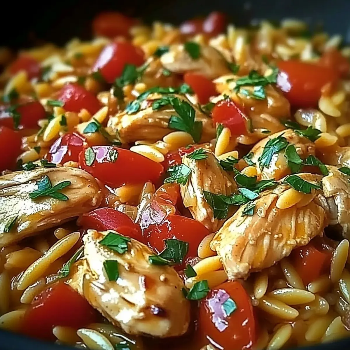 One Pot Chicken Orzo