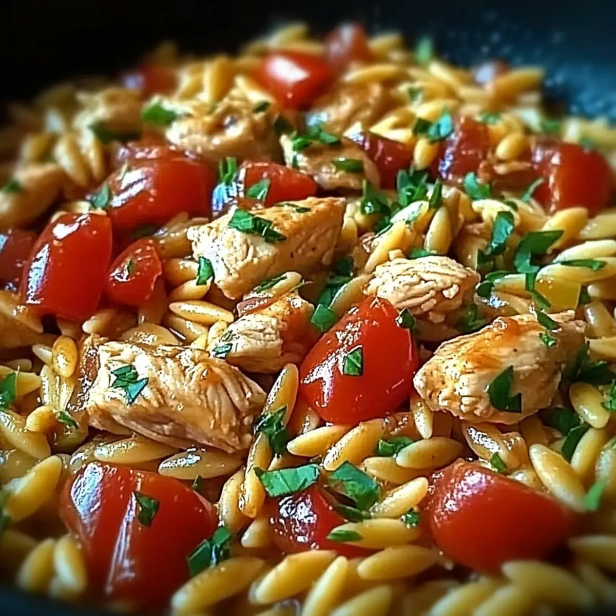 One Pot Chicken Orzo