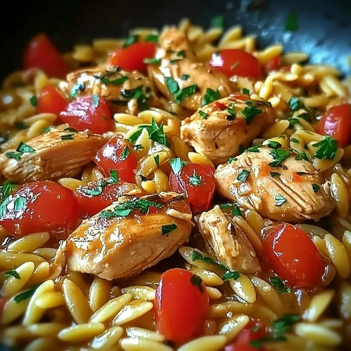 One Pot Chicken Orzo