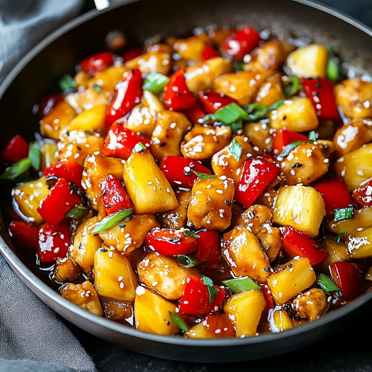 Pineapple Chicken Skillet Stir Fry