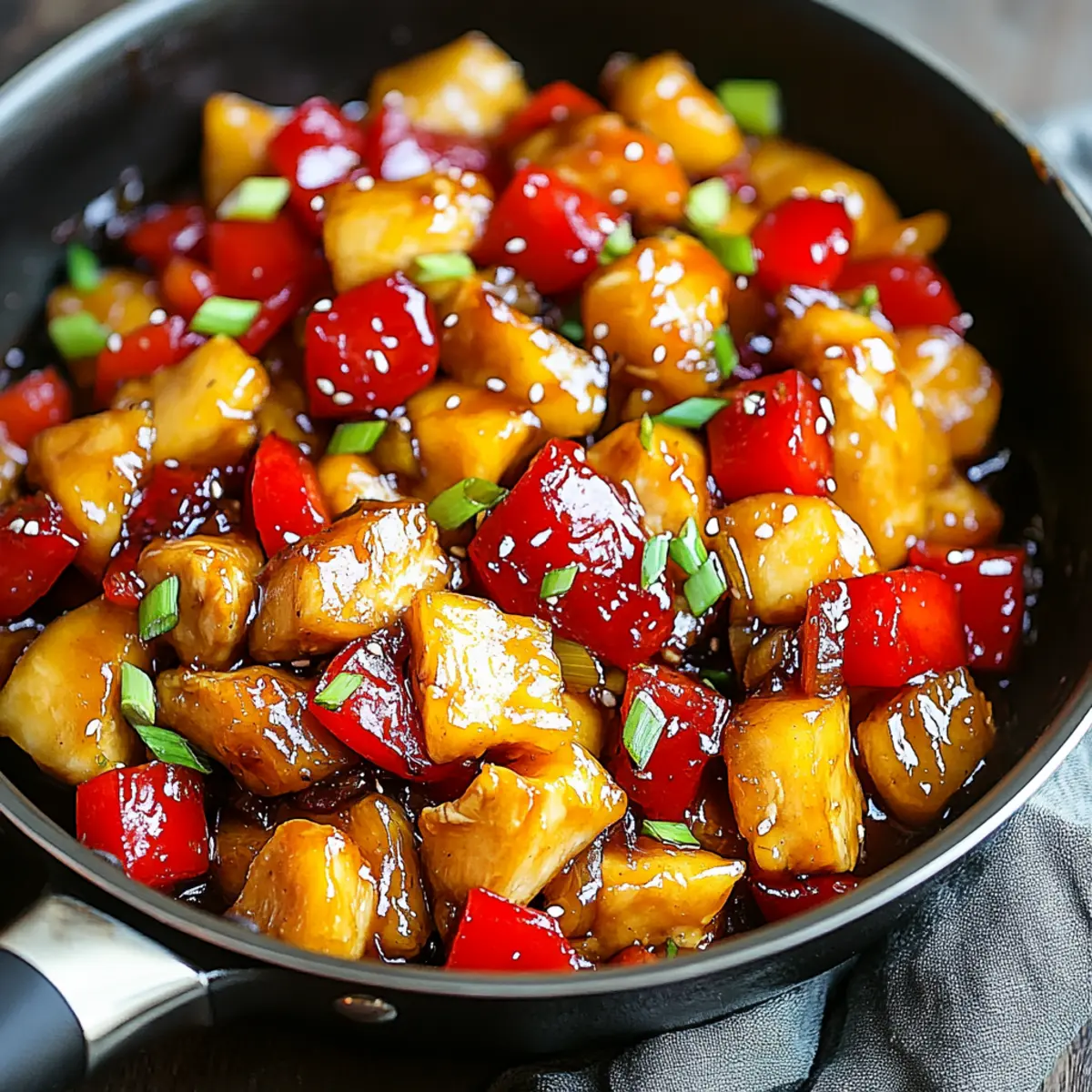 Pineapple Chicken Skillet Stir Fry