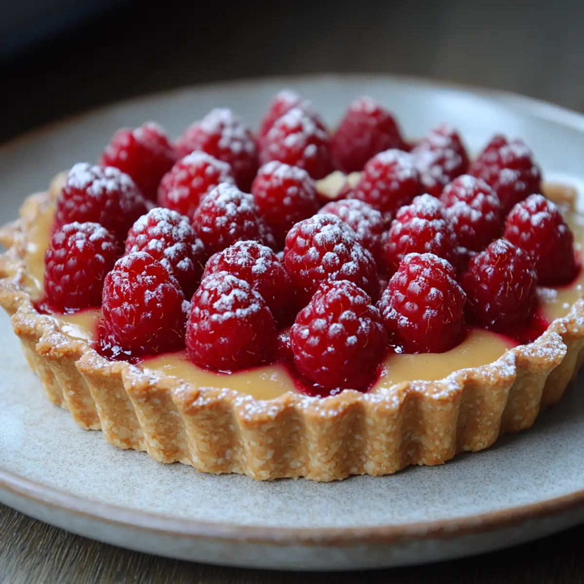Raspberry Almond Tart