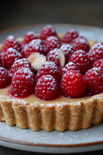 Raspberry Almond Tart