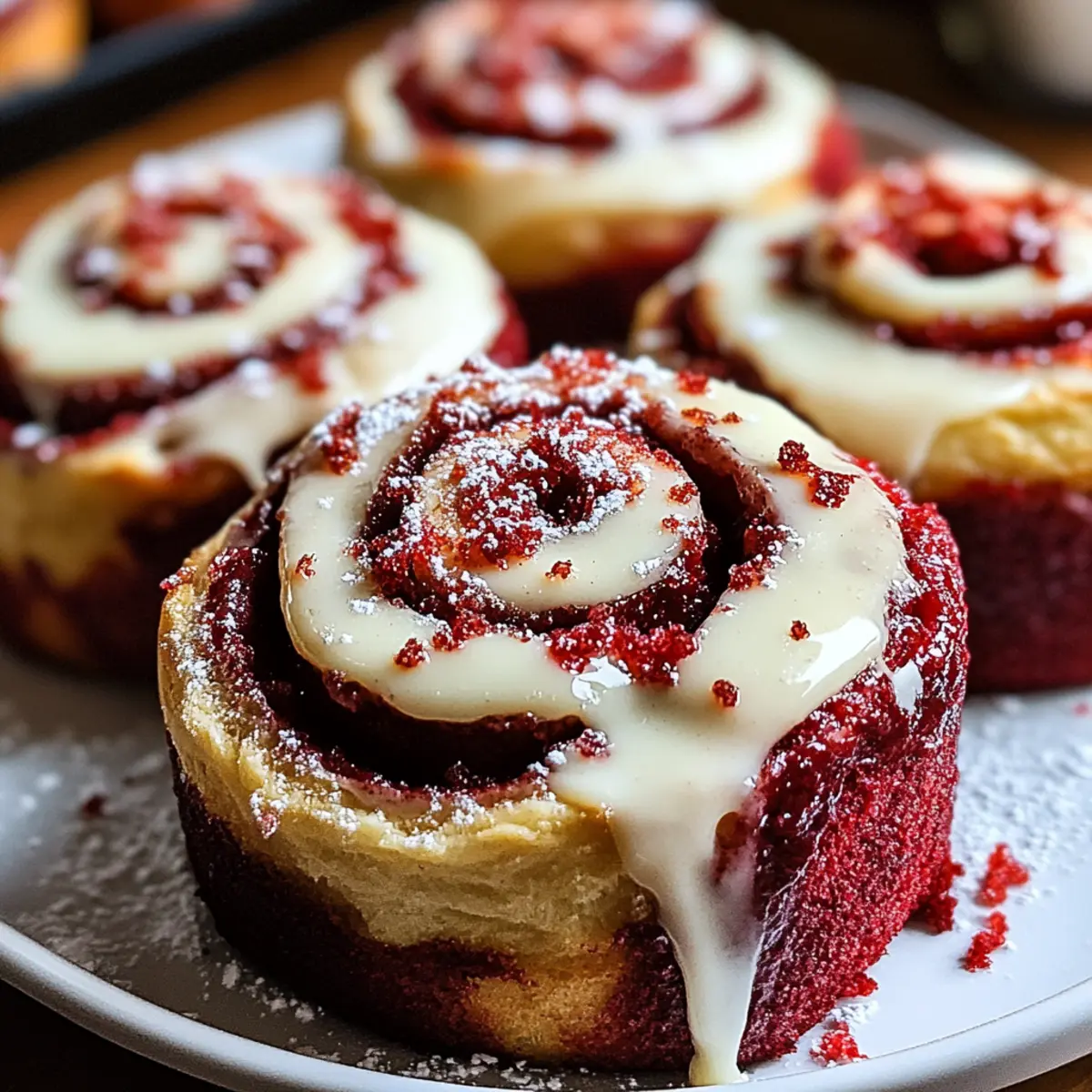 Red Velvet Cinnamon Rolls