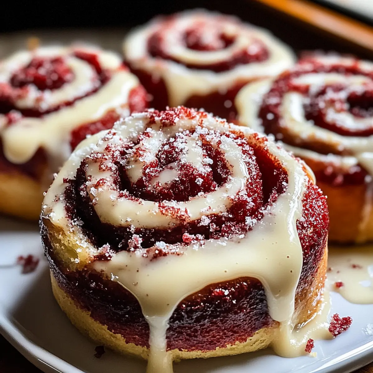 Red Velvet Cinnamon Rolls