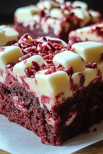 Red Velvet Cookie Bars
