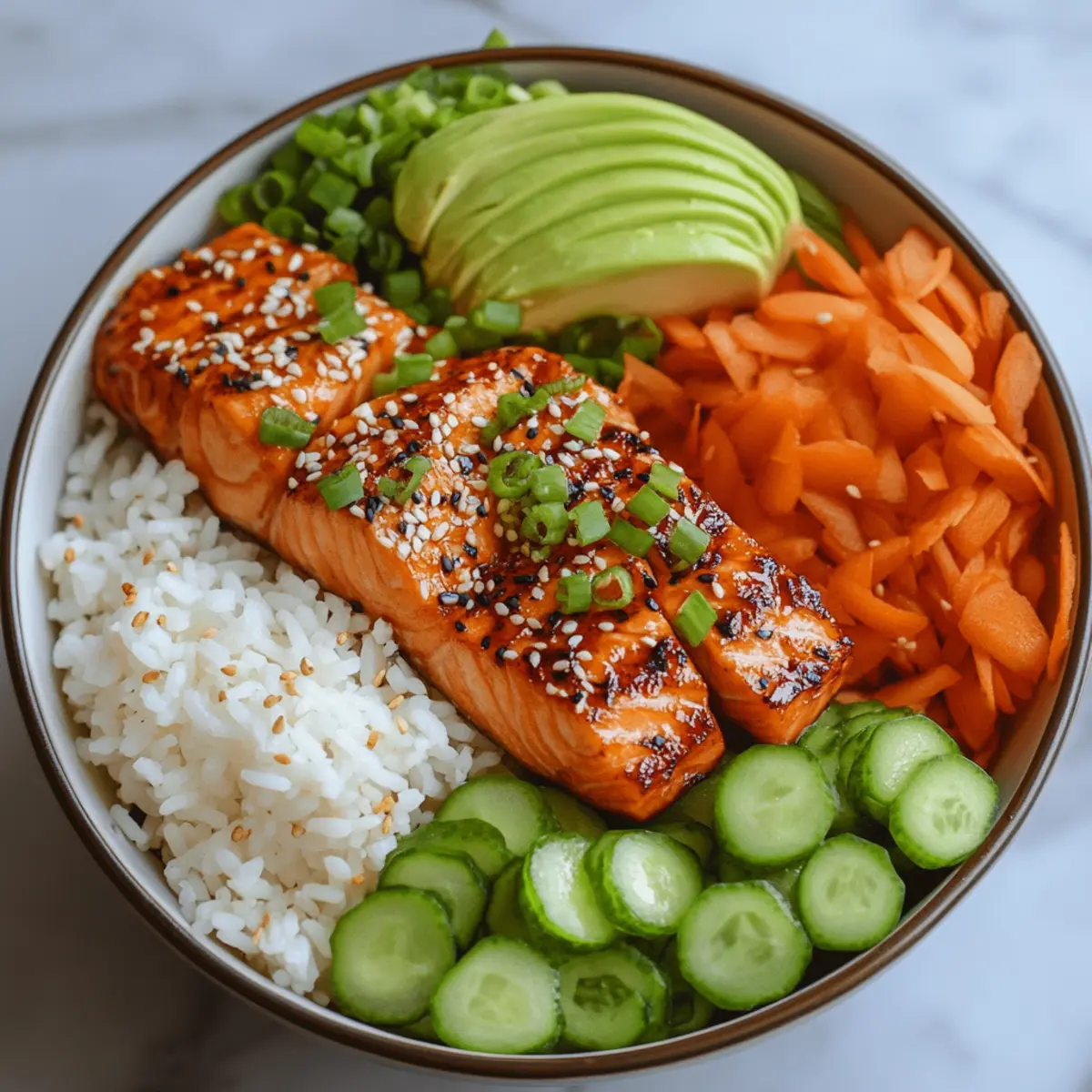 Salmon Rice Bowl