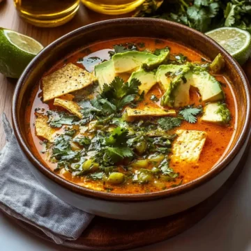 Salsa Verde Tortilla Soup