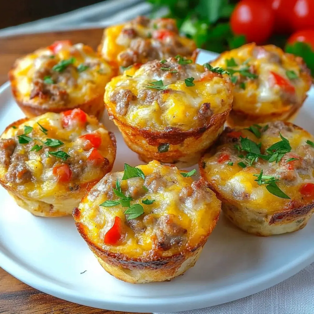 Sausage Hash Brown Breakfast Muffins