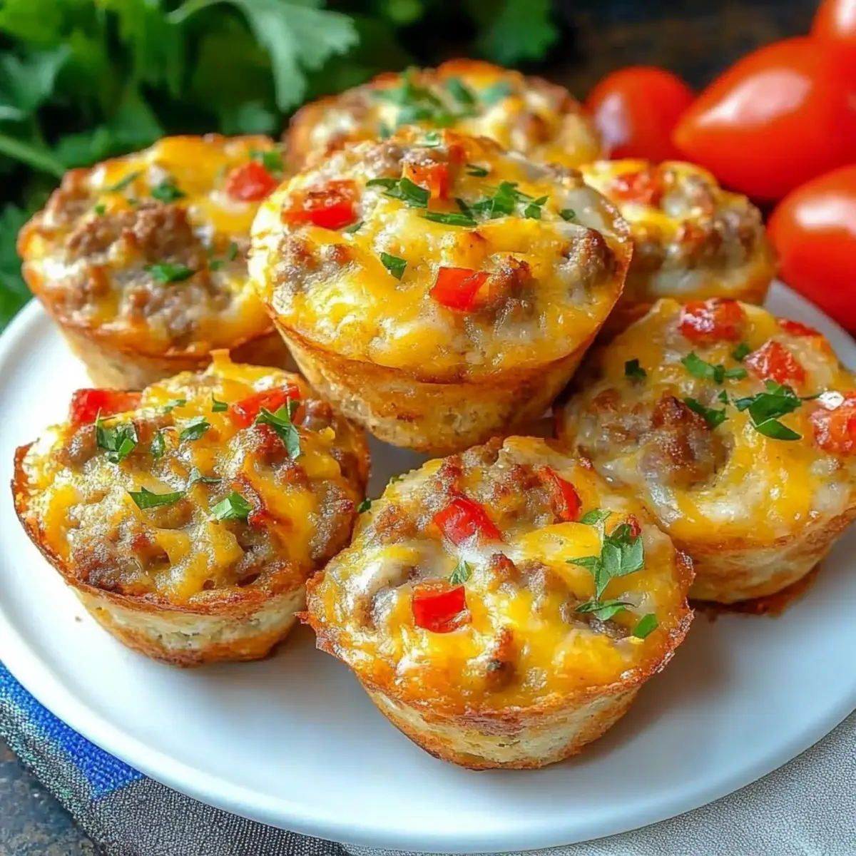 Sausage Hash Brown Breakfast Muffins