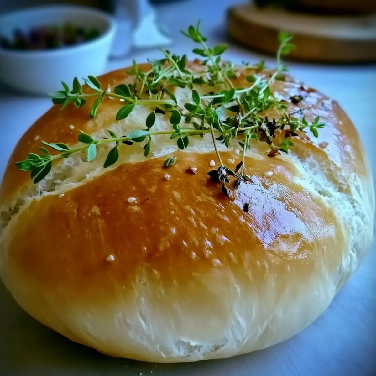 Savory Camembert Bread