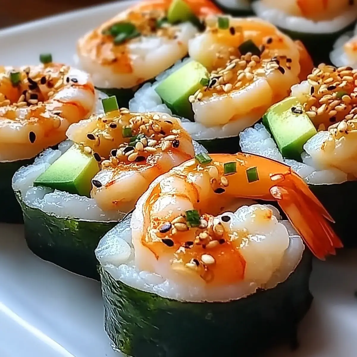 Shrimp Sushi Boats