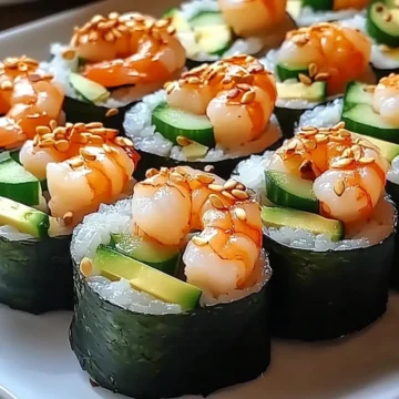 Shrimp Sushi Boats