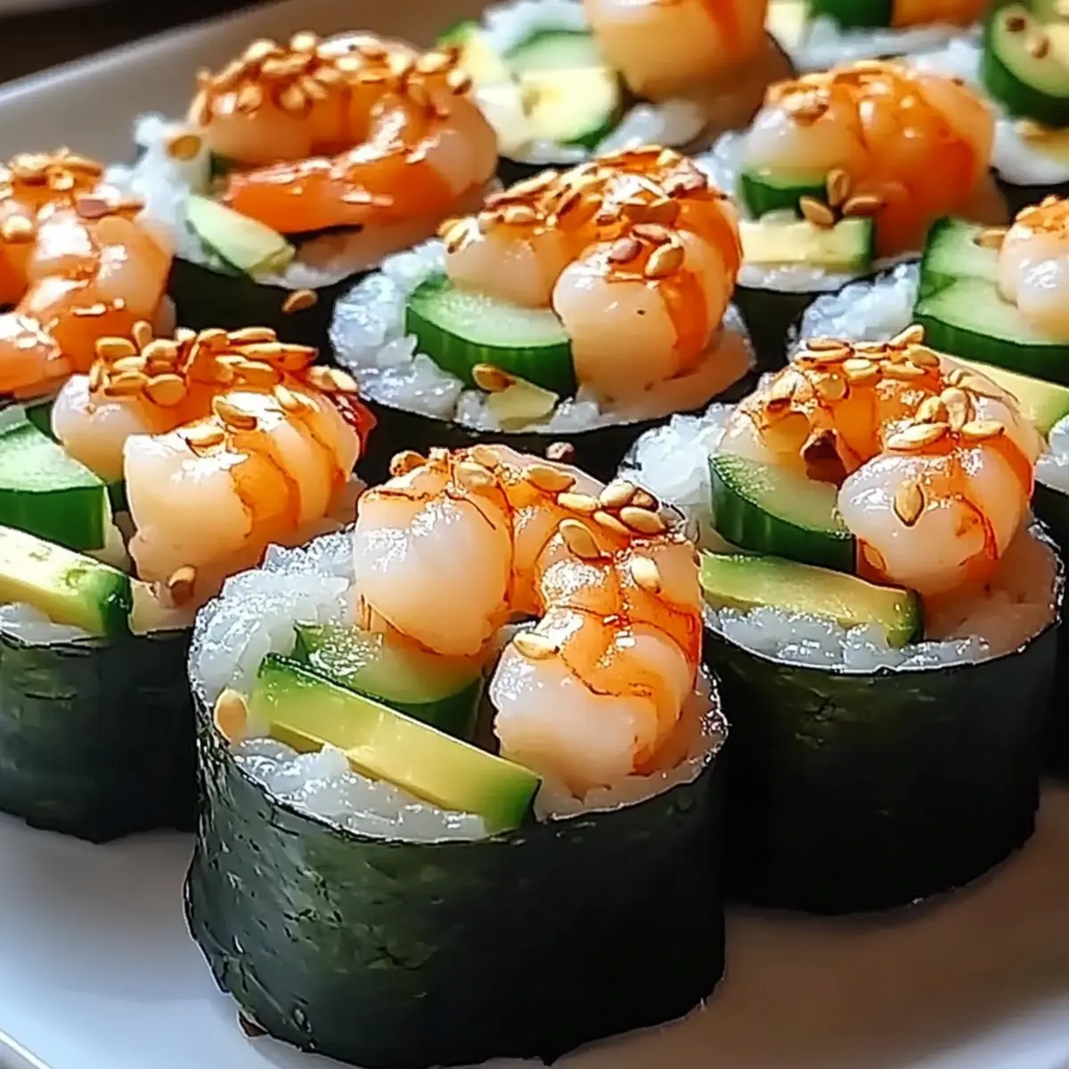 Shrimp Sushi Boats