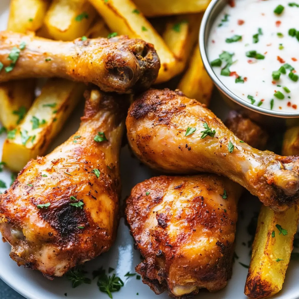 Air Fryer Chicken Drumsticks