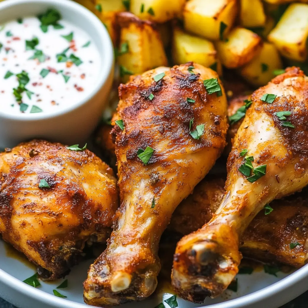 Air Fryer Chicken Drumsticks
