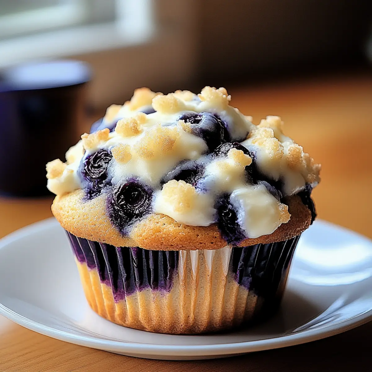 Blueberry Cream Cheese Muffins