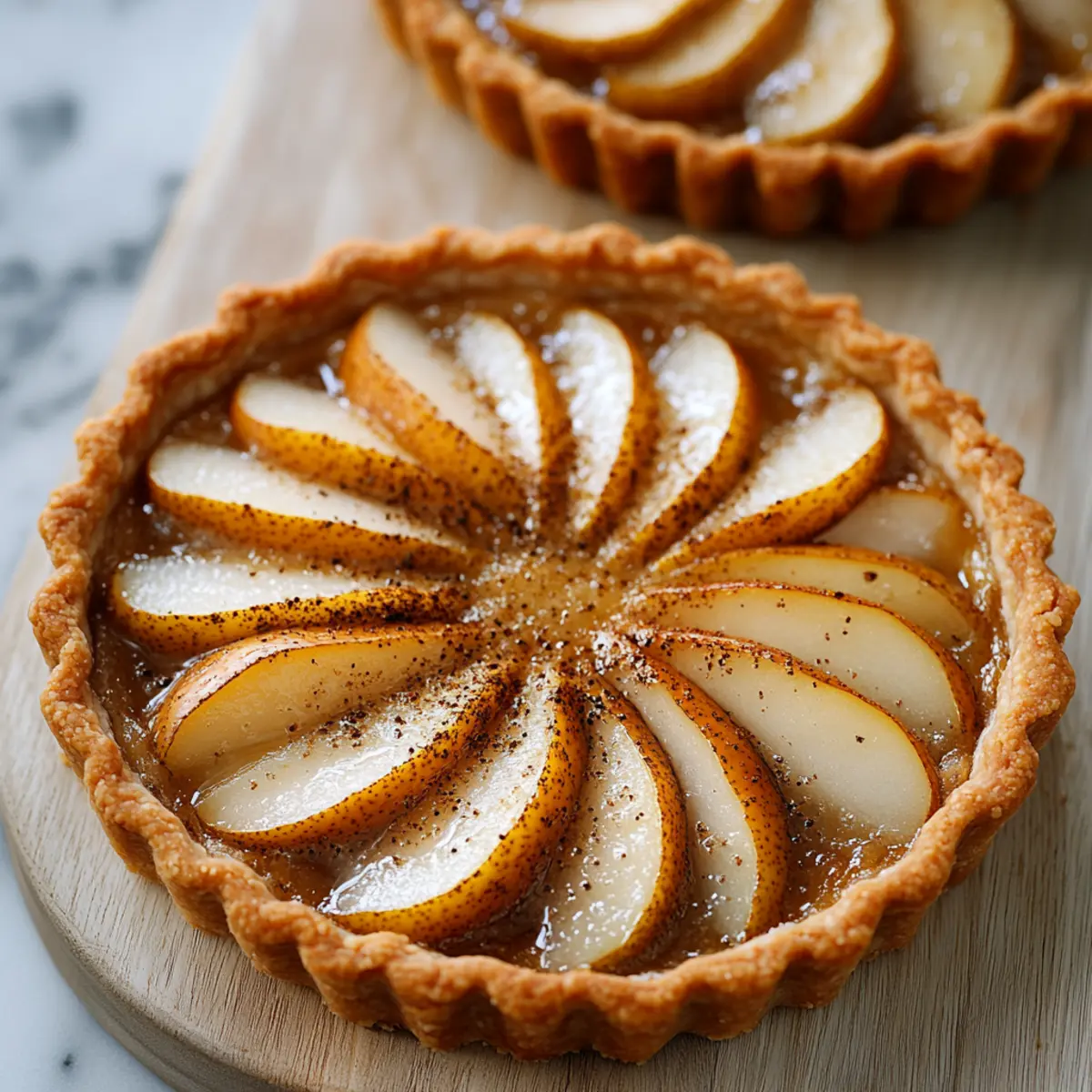 Brown Butter Pear Tart