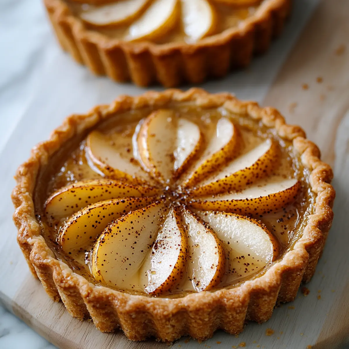 Brown Butter Pear Tart