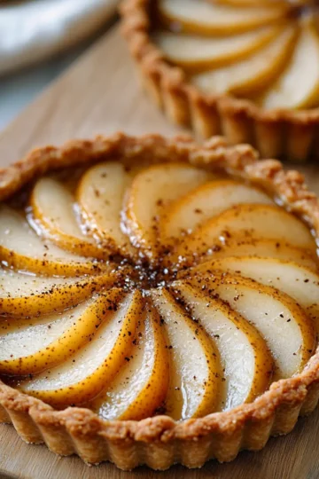 Brown Butter Pear Tart