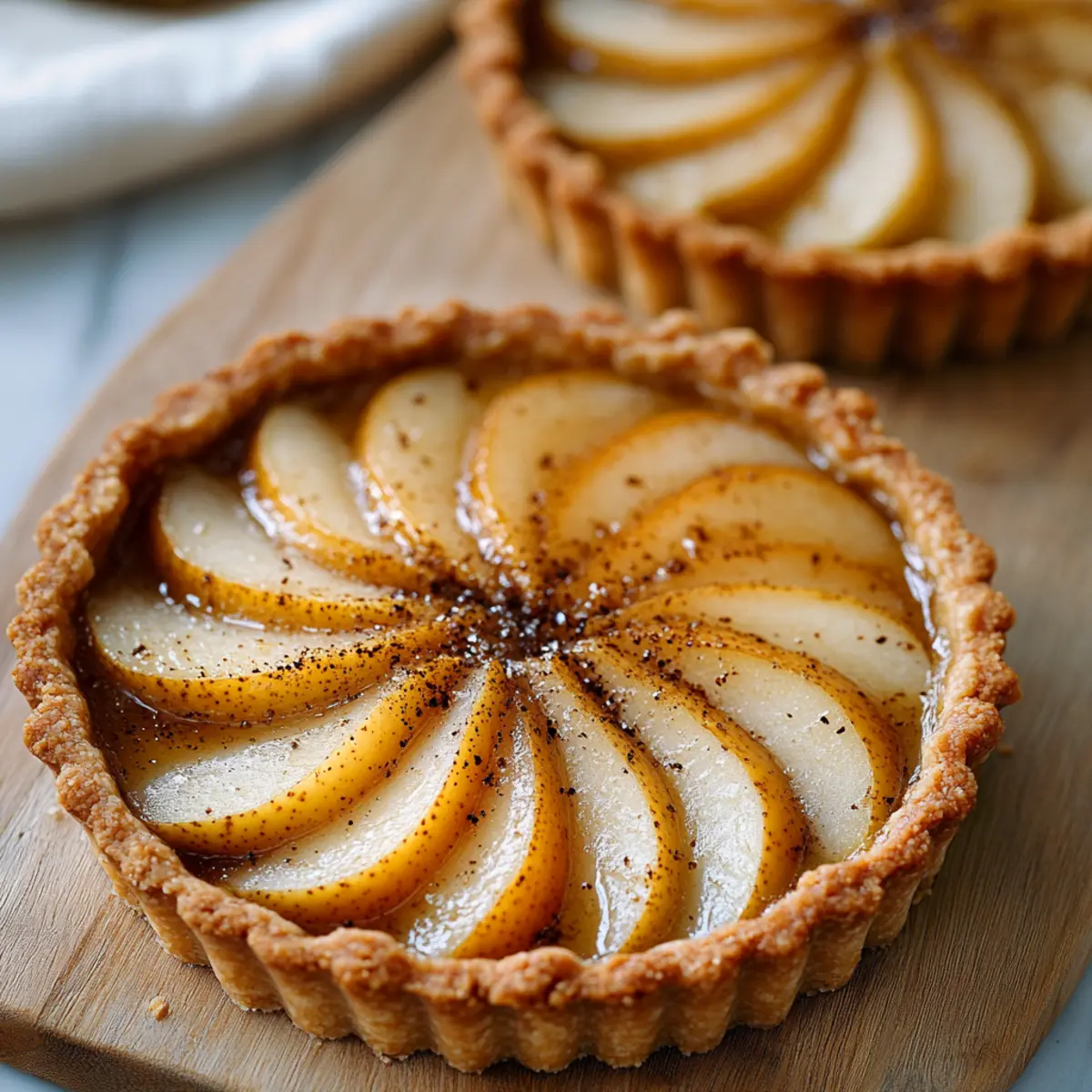 Brown Butter Pear Tart
