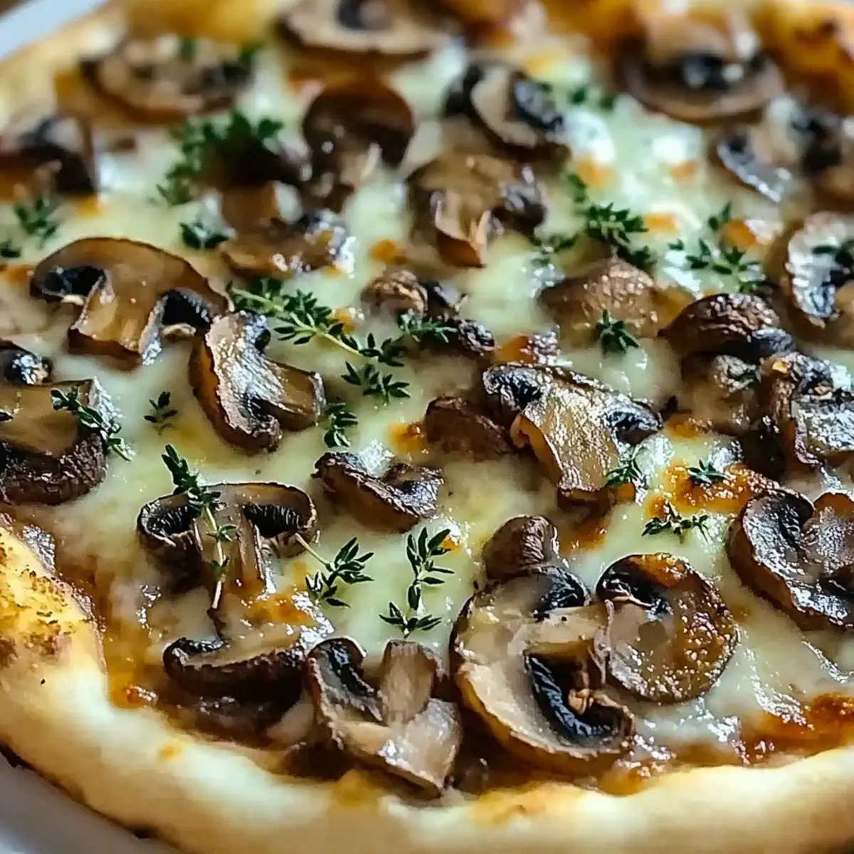 Caramelized Wild Mushroom Pizza