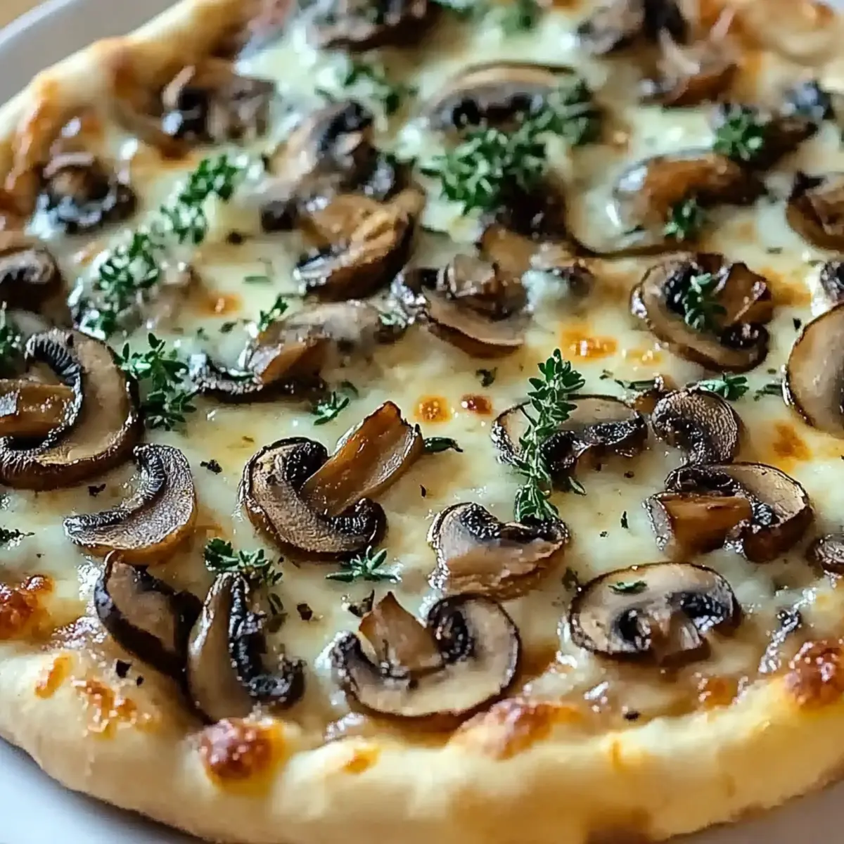 Caramelized Wild Mushroom Pizza