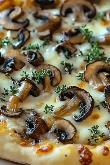 Caramelized Wild Mushroom Pizza
