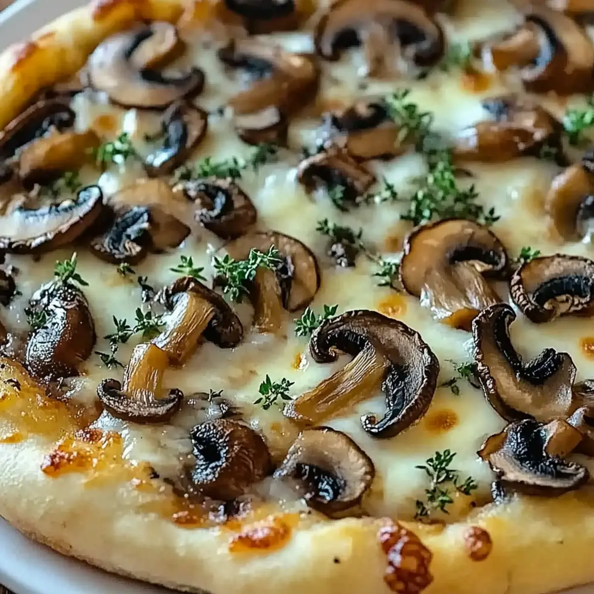 Caramelized Wild Mushroom Pizza