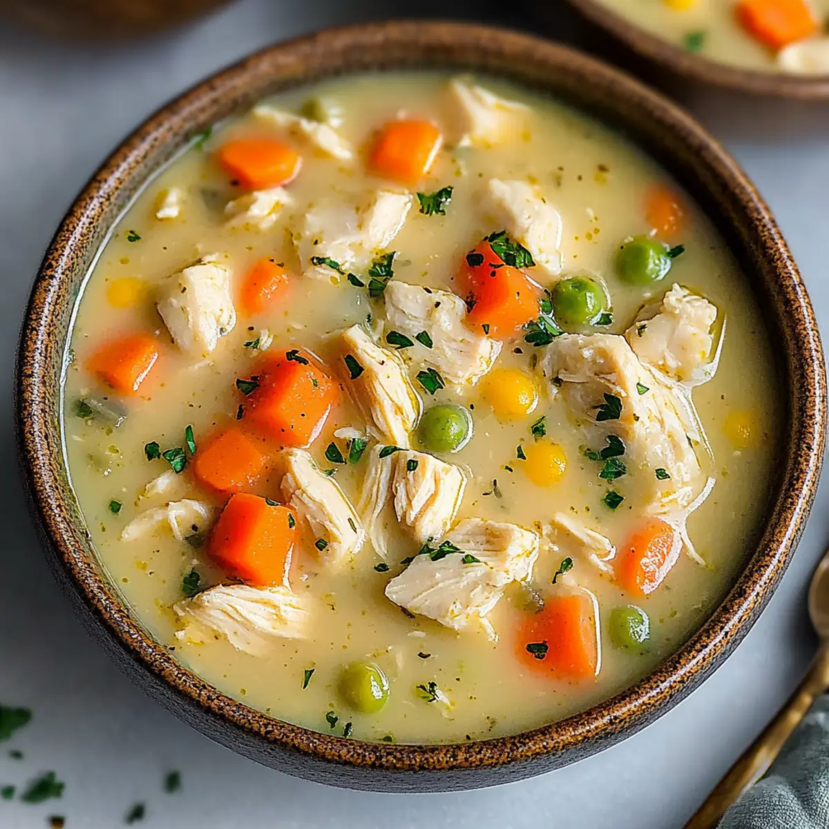 Chicken Pot Pie Soup