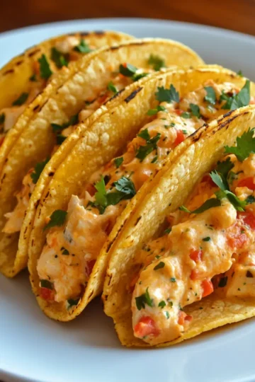 Chicken Rotel Tacos